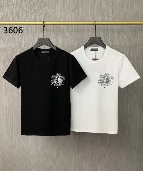 DSQ PHANTOM TURTLE Camiseta de diseñador para hombre Italian Milan Fashion Logo Print T-shirt Summer Black White T-shirt Hip Hop Streetwear 100% Cotton Tops Plus size 13584