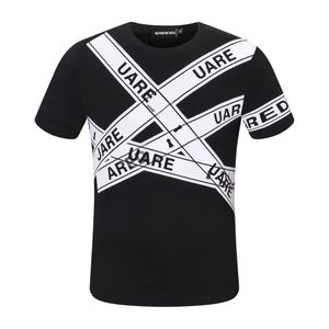 DSQ PHANTOM TURTLE Hommes T-shirts Hommes Designer T-shirts Noir Blanc Dos Cool T-shirt Hommes D'été Mode Casual Rue T-shirt Tops Plus La Taille M-XXXL 6142