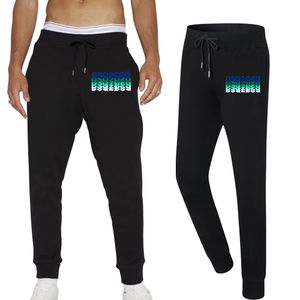 DSQ2 -broek Heren Spring en herfst Sports leggings gedrapeerd Wijd been losse casual broek Trendontwerp