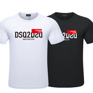 DSQ2 T-shirt Casual Fashion Trend T-shirt Simple Classic Letter Print Paar Unisex Sweatshirt DSQ Icon2 Street Fashion Crew Neck Cotton Short Sleeve DT794