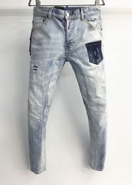 Dsquad2 Jeans Hommes Designer De Luxe Denim Jeans Pantalon Perforé Dsquare Jeans Mode Décontractée Pantalon À La Mode Dsquad2 Vêtements Pour Hommes US TAILLE 28-38 A389