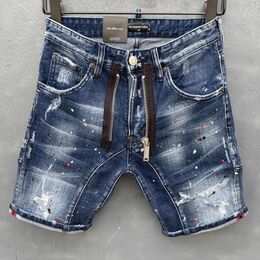 Dsquare jeans Dsquare jeans D2 Jeans Hommes Jeans Hommes De Luxe DesignerJeans Skinny Ripped Cool Guy Causal Hole Denim Marque De Mode Fit J viw