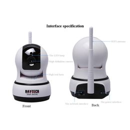 DT-C102B WIFI IP Home Surveillance Camera Baby Monitor Tweewegs Intercom Day Night Vision 720P HD FRE - VS.