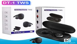 DT1 TWS Mini auricular inalámbrico Bluetooth para Xiaomi Huawei auriculares estéreo móviles auriculares deportivos con micrófono caja de carga portátil6944443