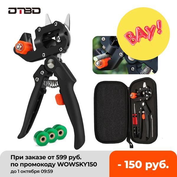 DTBD Garden Greffing Tool Suit Farming Taming Shears Scissor Fruit Tree Vaccination Seccneurs Trowing Garden Tool and Tape 240409