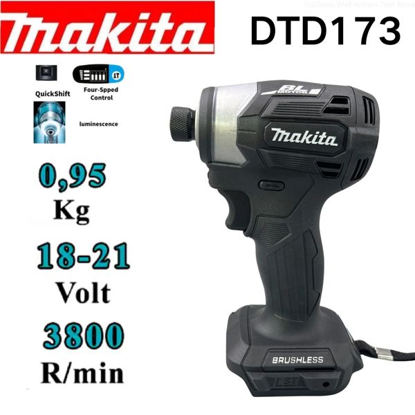 DTD173 Japon Version domestique importée Brushless 18V Lithium Impact Pilor Power Tool multifonction 240407