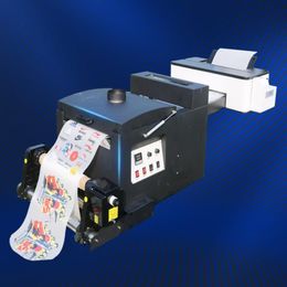 DTF papier Film Rip durcissement A3 encre outils électriques 6 couleurs imprimante pour t-shirts pulvérisation automatique poudres séchage 2-1 machine311F