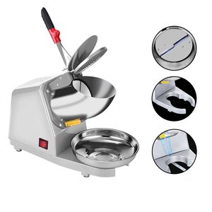 Dual Blades Ice Crusher Commerciële Sneeuw Scheerapparaat Chopper Elektrische Roestvrijstalen Ijs Smoothies Maker Blender Machine 220 V / 110V