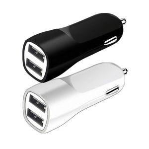 Chargeurs de chargeur à double voiture Cigarette universelle Auto Power Adapter Chargeurs pour iPhone 7 8 x Samsung S8 S9 S10 HTC LG Android Téléphone