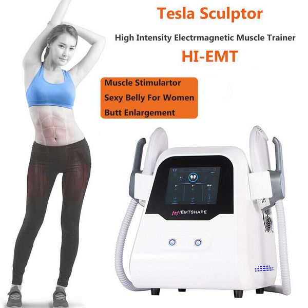 Máquina portátil de estimulación muscular eléctrica ems de doble canal KEXE tens ems tesla hip trainer ems