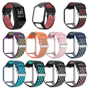 Dual Colors Polsband Band voor TomTom 2 3 Runner Spark Muziek Vervanging Armband Soft Watchband Siliconen Belt Horloge Armband Accessoire