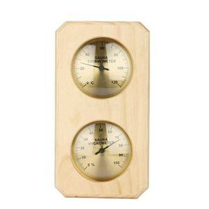 Dual display thermometer hygrometer 2-in-1 indoor hout thermo stoomkamer sauna