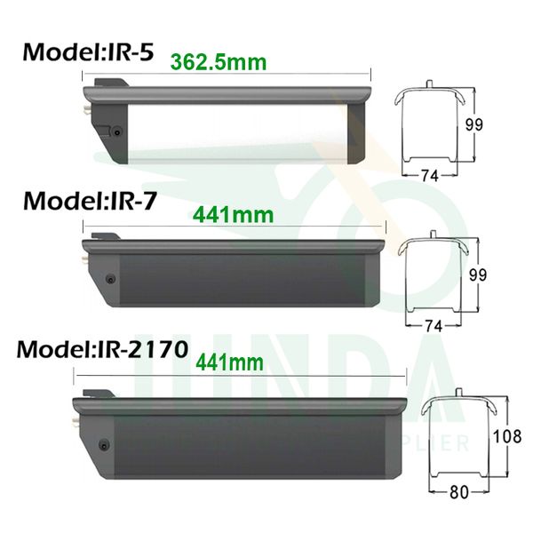 Double batterie Ebike Reention Rhino 21700 batterie au Lithium pour Batteries de vélo électrique 48v 52v 20ah E-bike akku pour Escape Pro Rize City Leisure Ecobike LX500 Tor Plus