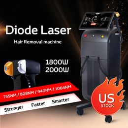 Dual handle Alexandrite 808nm Diode Laser Ontharing Machine 755nm 808nm 1064nm 4 golf high power USA coherente laser bar