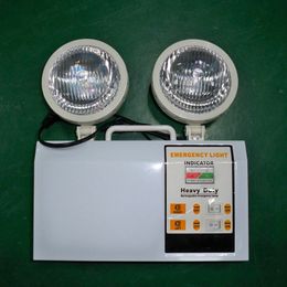 Luz principal gemela principal dual de la lámpara 90-280V 6000K de emergencia con la batería