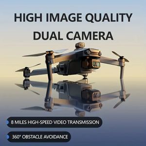 Drone à double caméra haute définition avec évitement d'obstacles en version nocturne à 360 °, transmission d'image 5G de 8 milles, photographie différée, retour automatique GPS