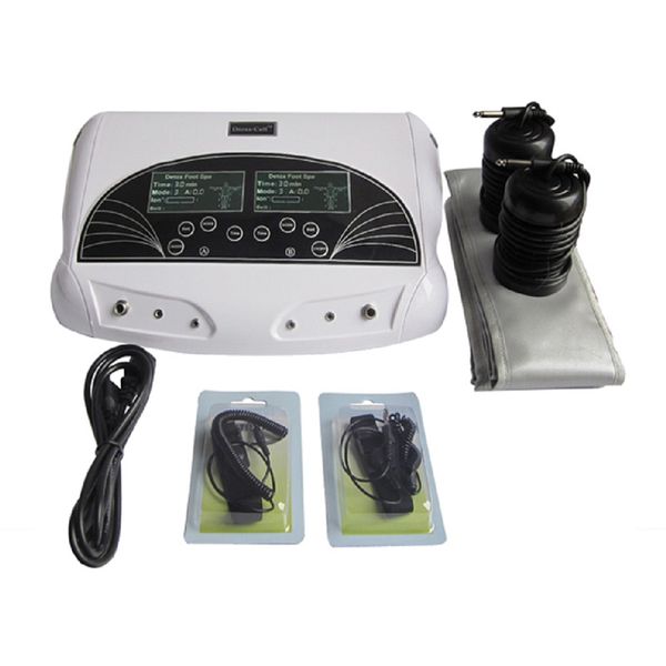 Double Ionic Cleanse Detox Machine Ionic Detox Pied Spa Salon Spa Aqua Cell Cleanse Spa Machine Bain De Pieds 1pcs