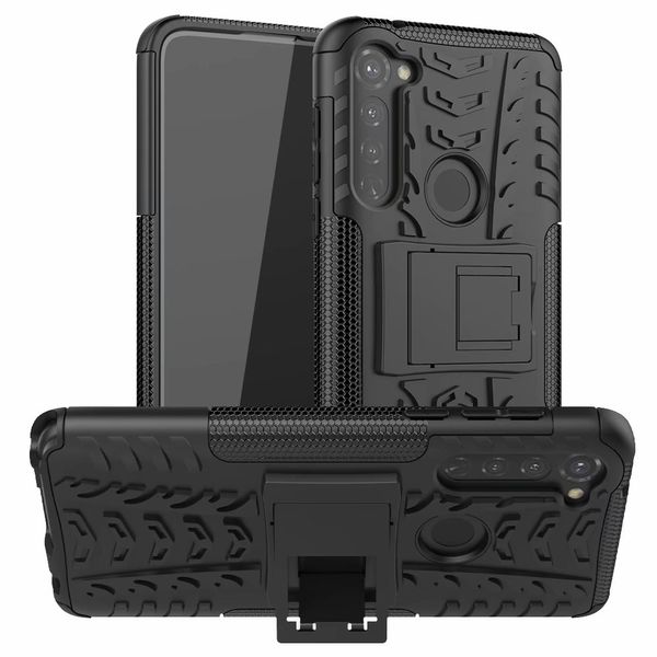 Funda protectora delgada de doble capa a prueba de golpes con soporte rígido para moto G stylus/g pro Moto G8 E7 2020 G8 Power G FAST