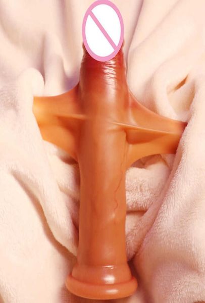 Doudo Silicone Dildo Real Touch Real Autovable Skin avec des jouets sexuels à la ventouse pour la masturbation féminine Penis Big Dick X9583119