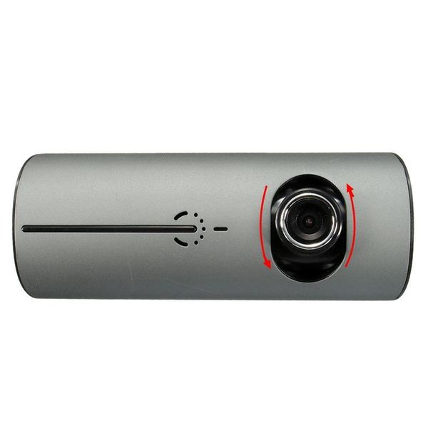 Caméra de tableau de bord DVR de voiture à double objectif avec caméscope GPS G-Sensor 140 Enregistreur vidéo numérique à caméra grand angle de 2,7 '' degrés