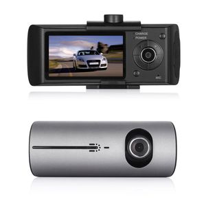 Caméra GPS à double objectif HD pour voiture, enregistreur vidéo DVR, capteur G, Vision nocturne, 221Z