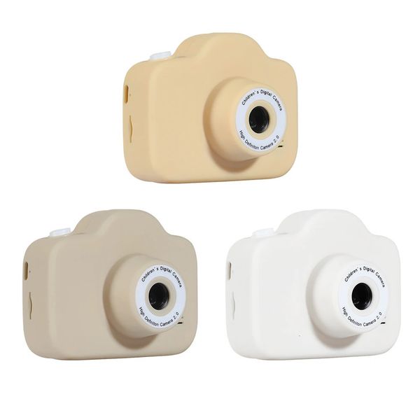 Appareil photo numérique pour enfants à double objectif 2 pouces 1080P HD écran tactile vidéo Mini accessoires de photographie jouets pour enfants cadeaux d'anniversaire 240106