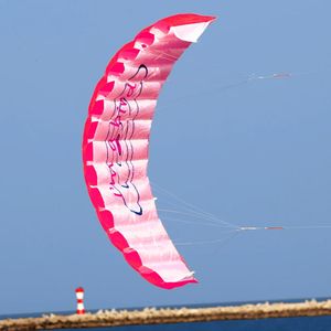 Dual Line vliegers Flying Rainbow Sports Beach Kite Outdoor Kitesurf Sports Beach Outdoor Fun Dual Line Stunt Parafoil Parachute 240430