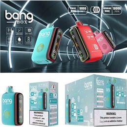 Double modes Bangbox 18000 Puffs numérique Dignon Vape Vape Original Bang Box Mesh Coil 28 ML