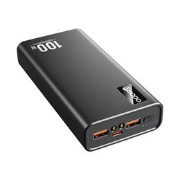 Dual Output Snel opladen Power Bank 20000mAh Draagbare telefoonoplader Externe batterij