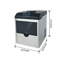 Dual-Purpose Volautomatische elektrische ijsmachine met waterkoeler huishoudelijke mini-desktop Ice maker voor kleine bar coffeeshops