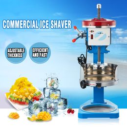 Dubbele doel sneeuwvlok continu ijsmachine Sand ICES Machines Elektrische ICES BREAKER Commerciële koperen plaat Planer