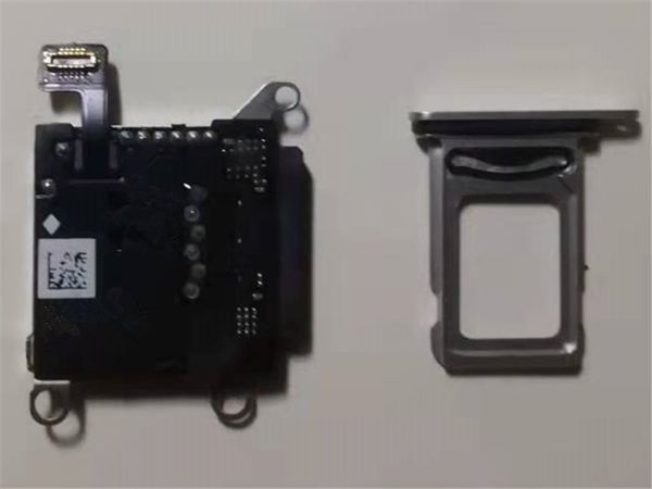 Conector de soporte de ranura para tarjeta Sim dual con reemplazo de cables flexibles para iPhone XSMAX XR 11 12 Series, incluidas las piezas de reparación de la bandeja Sim