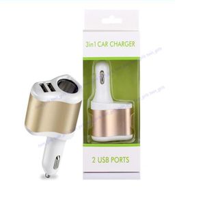 Chargeur de voiture double USB 5V 31a, Compatible avec phone11 12 Samsung Xiaomi universel, allume-cigare de voiture, prise d'alimentation 2842583