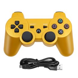 Dualshock 3 draadloze Bluetooth-joysticks voor PS3 Vibration Controler-bedieningselementen Joystick Gamepad voor PS Ps3-gamecontrollers met doos DHL