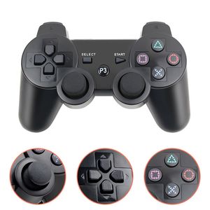 Dualshock 3 manettes Bluetooth sans fil pour contrôleur de vibrations PS3, manette de jeu pour manettes de jeu PS Ps3 ont un logo avec boîte de vente au détail, livraison directe