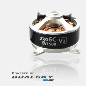 Moteur sans balais à rotor extérieur Dualsky V2 ECO2306C 2300KV 1900KV 1500KV pour avions RC