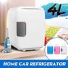 DualUser 4L Car Home Refrigérateurs Ultra Siest Low Bruit Car Mini Réfrigérateurs Travel Zer Box chauffage de refroidissement Réfrigérateur H22051
