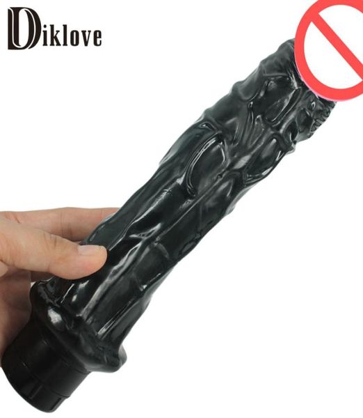 Duang 984 pouces 25 cm L vibrant énorme gode noir Super grosse bite vibrateur réaliste doux pénis vibrateur produits sexuels 6731398