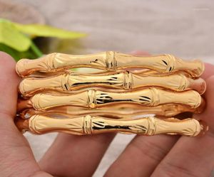Dubai – bracelet plaqué or 18 carats, fleurs, chance de mariée africaine, bracelets en bambou, bijoux de mariage, cadeaux pour femmes, Bangle3767656