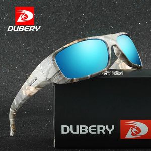 Dubery Brand Design Mens Lunes Polaris Night Vision Vision de soleil Lunettes de soleil pour hommes Rétros Male Sun pour hommes UV400 Shades 1418 240515