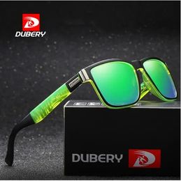 DUBERY marque Design lunettes de soleil polarisées hommes pilote nuances mâle Vintage lunettes de soleil pour hommes Spuare miroir été 518 240304