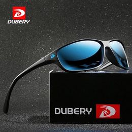 DUBERY Nieuwe Sport Stijl Gepolariseerde Zonnebril Mannen Merk Super licht Brillen Frame Zonnebril Mannelijke Outdoor Reizen Goggles A47257M