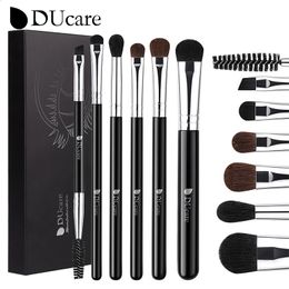 DUcare Oogschaduw Make-Up Borstel 6-7 Stuks Makeup Tools Poeder Foundation Oogschaduw Wenkbrauw Synthetisch Haar Vrouwen Make-Up Kwasten Set 240127