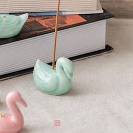 Duck wierookbrander creatieve keramische wierooktafel geurlampen multi orm swan vorm thee ceremonie ornamenten