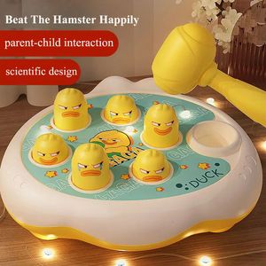 DuckFrogpig Baby Toy Montessori Learning Game Puzzle Puzzle Gift pour 0 6 12 24 mois Toddler Noise Maker avec Hammer 240408