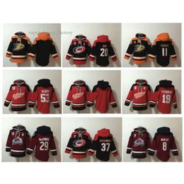 Ducks Old Time Sudadera con capucha Trevor Zegras Hockey Jersey Red Wings Steve Yzerman Moritz Seider Hurricanes Sebastian Aho Avalanche Nathan Kinnon 5973 1534