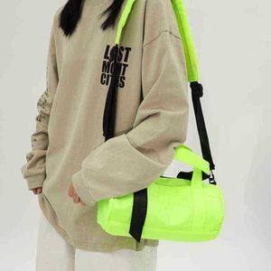 Bolsa de lona Moda Pequeño Nylon Bolsa de viaje Bolso Bolso Verano Mujeres Hombro Crossbody Mujer Yoga Bolsa deportiva Hombres al aire libre 220728