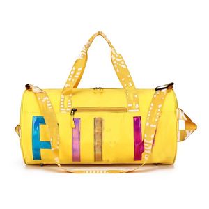 Sac polochon femmes mode coloré sac de voyage grande capacité polyvalent sac à main voyage stockage Fitness sacs hommes