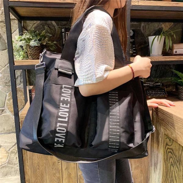 Bolsos de lona 2020 nuevos bolsos para mujer, bolsos de un solo hombro para mujer, bolsos ligeros de gran capacidad, bolsos de equipaje de viaje de negocios a la moda 230223