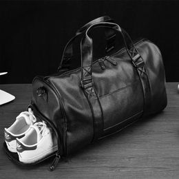 Duffel Bags 2021 Grote lederen luxe handtassen Men Business Bag Travel Bagage Big Tote Short-Distance Bagage Sports Gym 2873